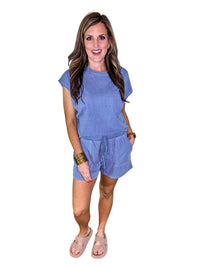 Casual Cotton Set in blue
