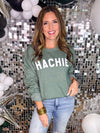 Hachie Sweatshirt in Green PREORDER