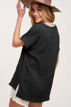 V-Neck Gauze Top