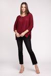 3/4 Length Textured Top