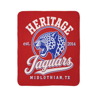 Heritage Jaguars Sherpa Blanket