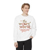The Weary World Rejoices Unisex Garment-Dyed Sweatshirt