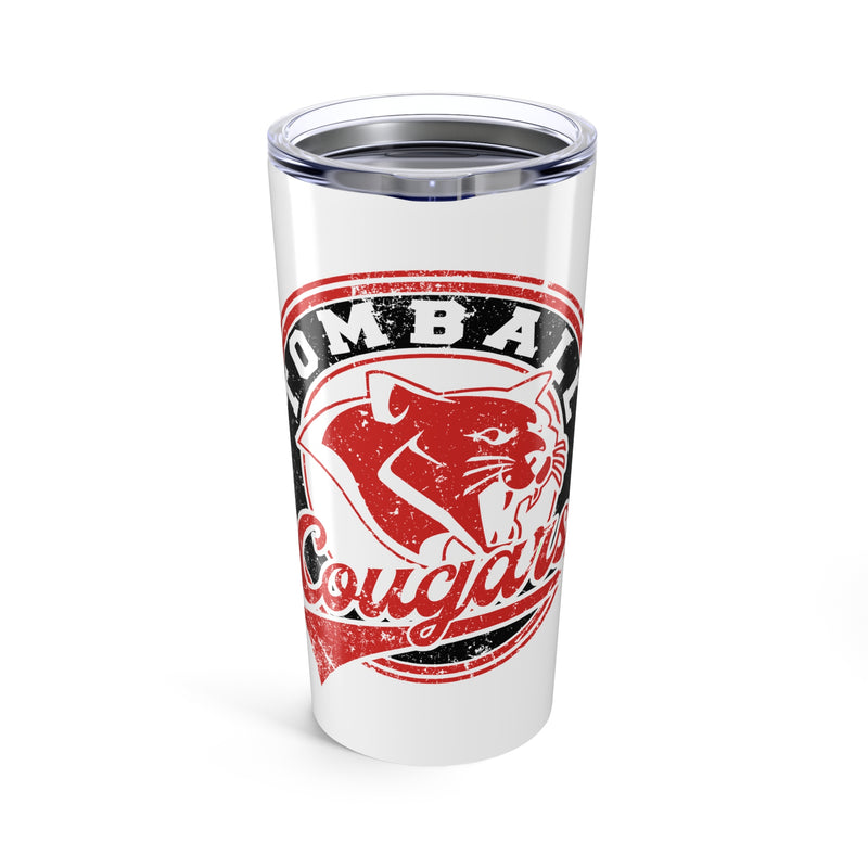 Tomball Cougars Mascot Vintage Mascot 20 Ounce Tumbler