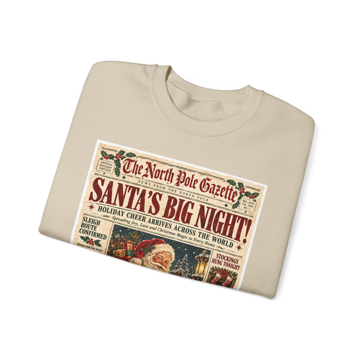 North Pole News Sweatshirt