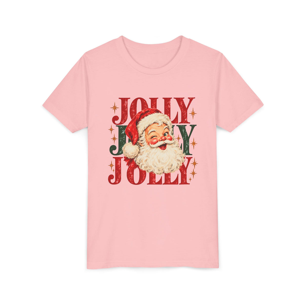 Youth Jolly Santa Bella Canvas Tee
