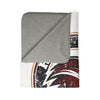 Red Oak Hawks Vintage Mascot Sherpa Blanket