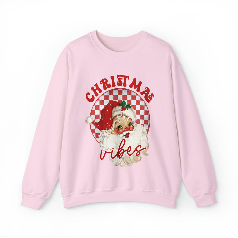 Red Santa Christmas Vibes Sweatshirt
