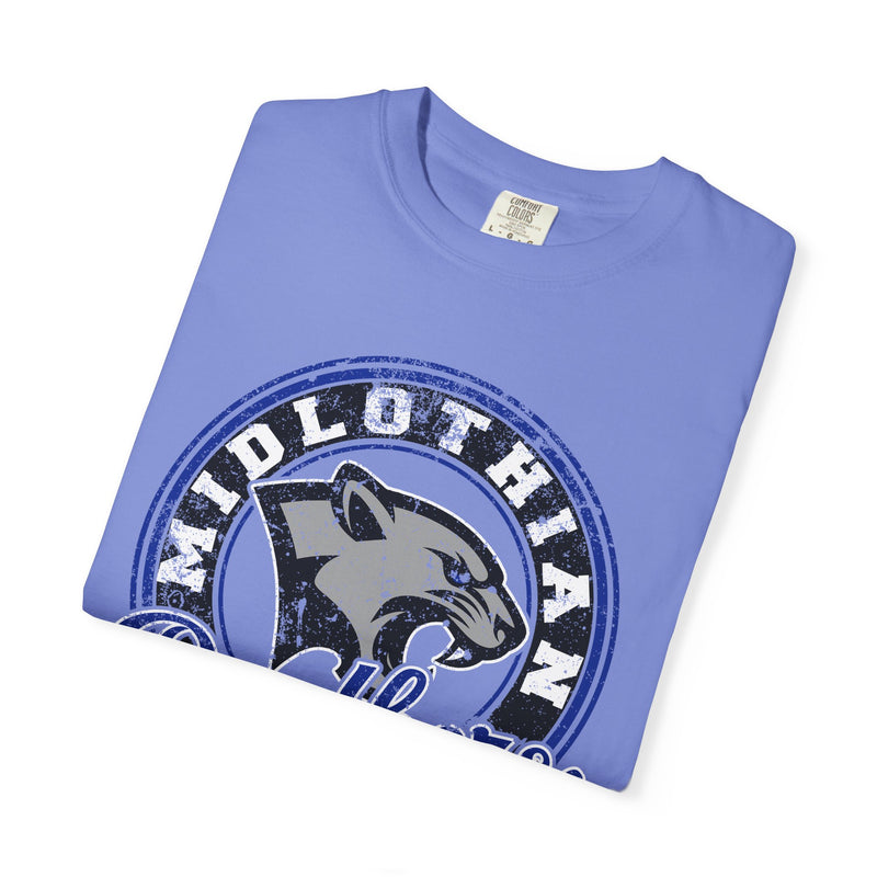 Midlothian Panthers Vintage Mascot Comfort Colors T-Shirt