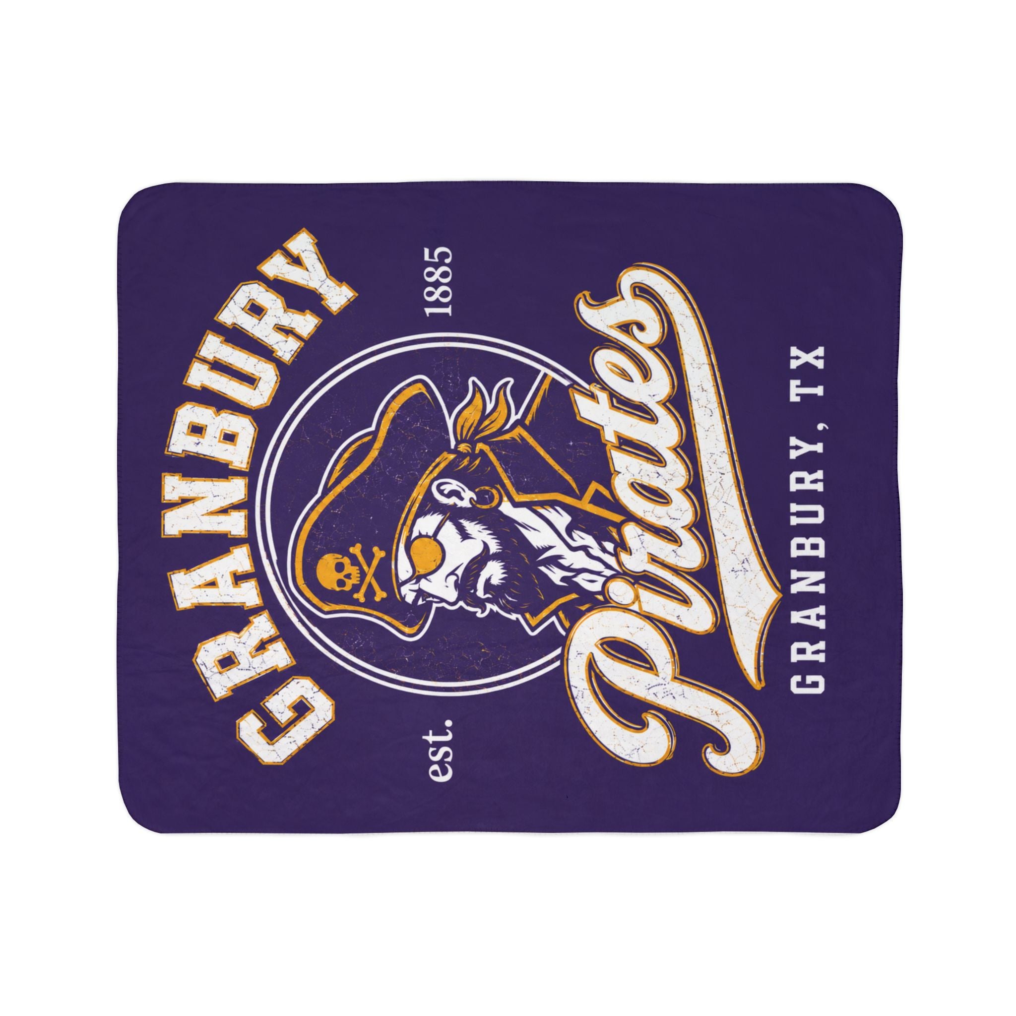 Granbury Pirates Sherpa Blanket