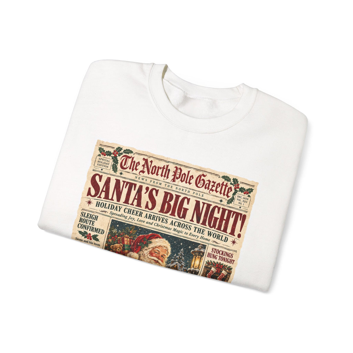 North Pole News Sweatshirt