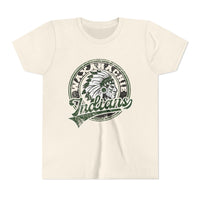 YOUTH Waxahachie Indians Vintage Mascot Bella Canvas T-Shirt