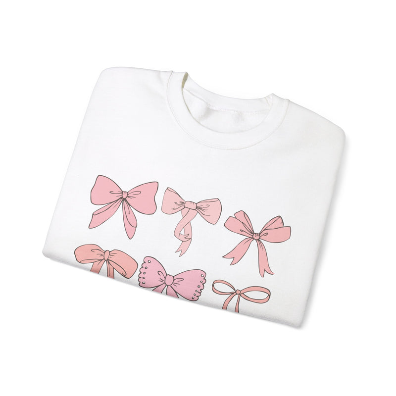 Pink Bow Crewneck Sweatshirt