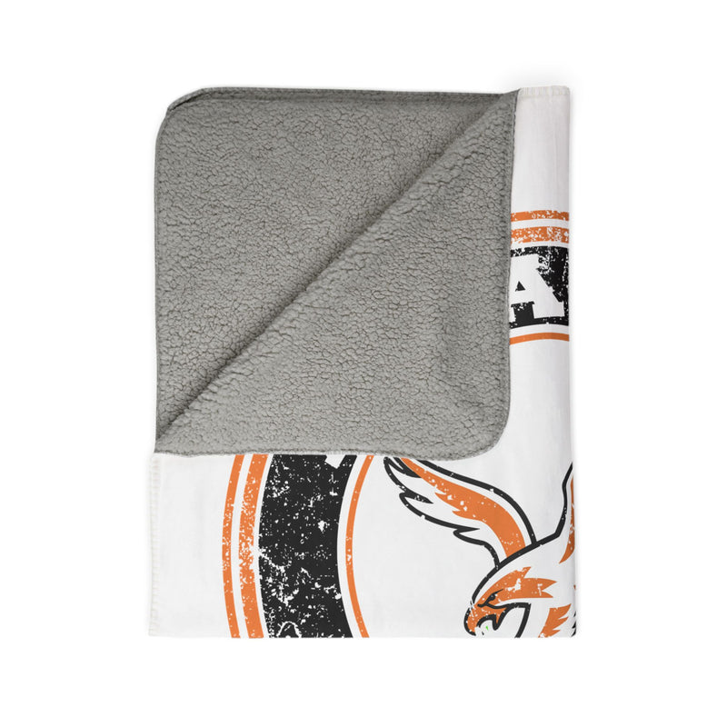 Avalon Eagles Vintage Mascots Sherpa Blanket