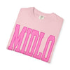 Pink MIDLO Comfort Colors Tee