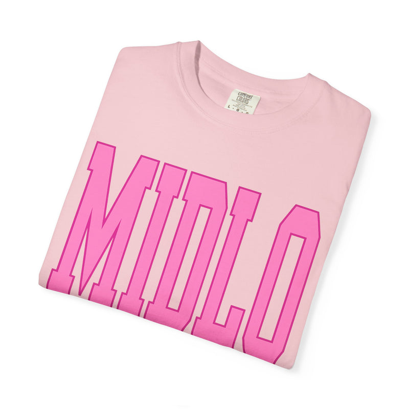 Pink MIDLO Comfort Colors Tee