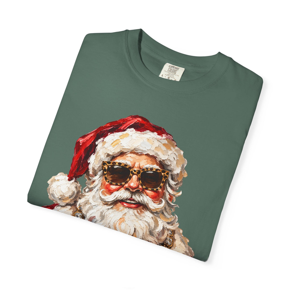 Glam Santa Comfort Colors T-shirt