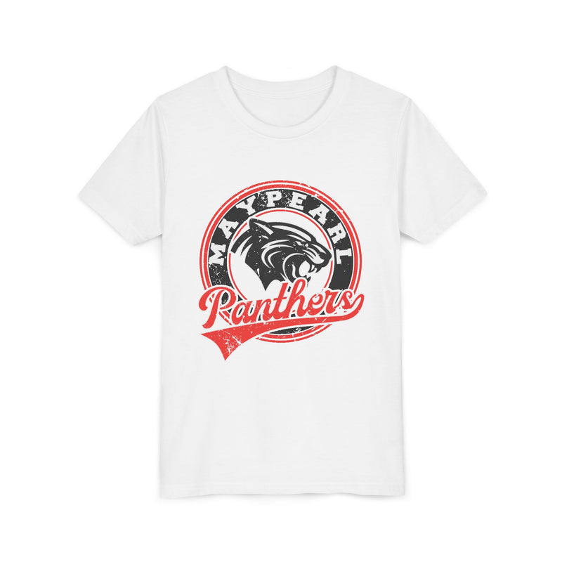 YOUTH Maypearl Panthers Vintage Mascot Bella Canvas T-Shirt