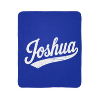 Joshua Script Sherpa Blanket