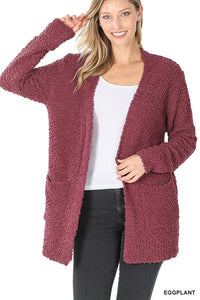 Long Sleeve Popcorn Cardigan