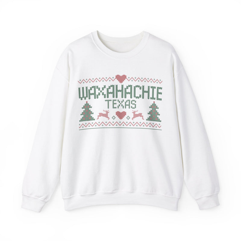 Waxahachie Texas Sweater Lettering Sweatshirt