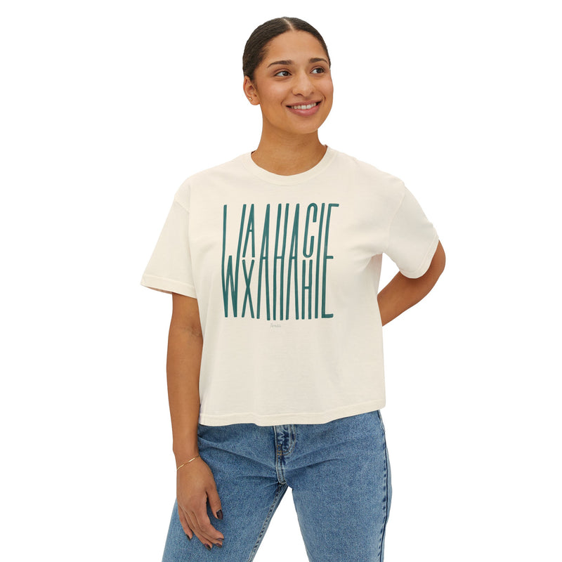 WAXAHACHIE Texas Boxy Tee