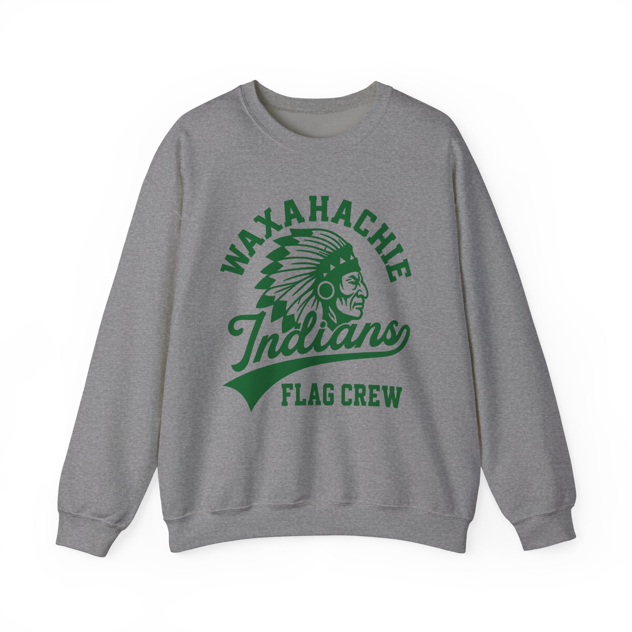 Waxahachie Indian Flag Crew Sweatshirt