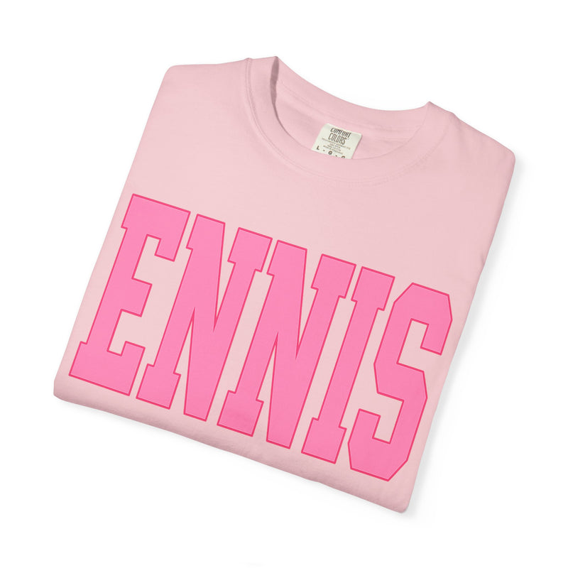 Pink ENNIS Comfort Colors Tee