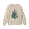 Oh Come Let Us Adore Him Christmas Tree Sweatshirt