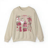 Pink Christmas Collage Sweatshirt