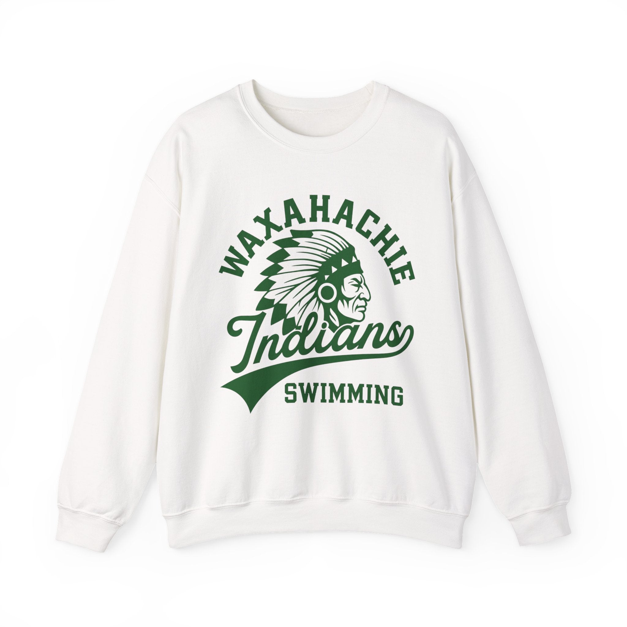Waxahachie Indian Swimming Sweatshirt