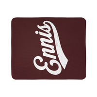 Ennis Script Sherpa Blanket