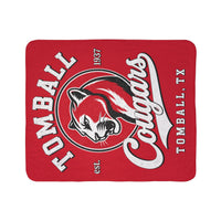 Tomball Cougars Sherpa Blanket