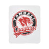 Tomball Cougars Vintage Mascots Sherpa Blanket