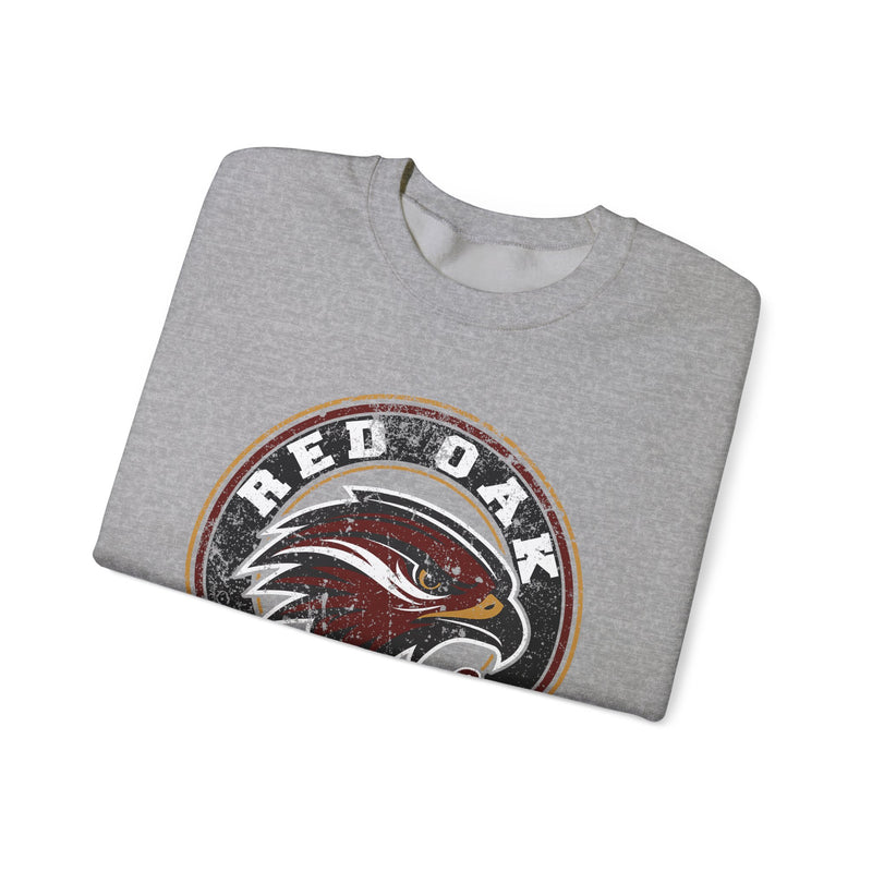 Red Oak Hawks Vintage Mascot Sweatshirt
