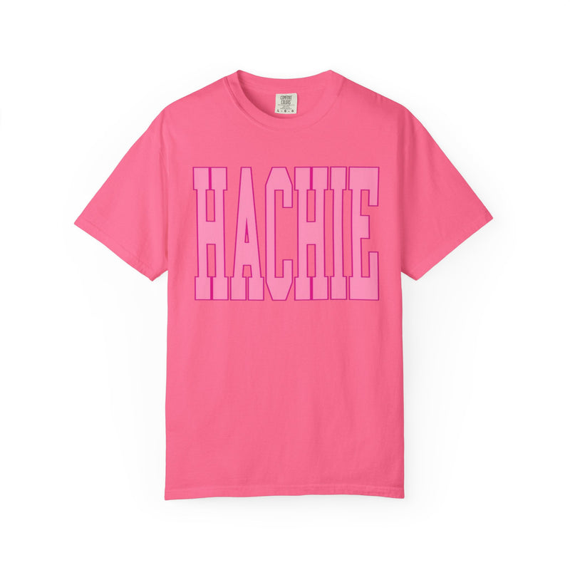 Pink Hachie Comfort Colors Tee