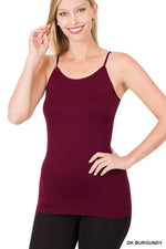 Seamless Adjustable Strap Cami