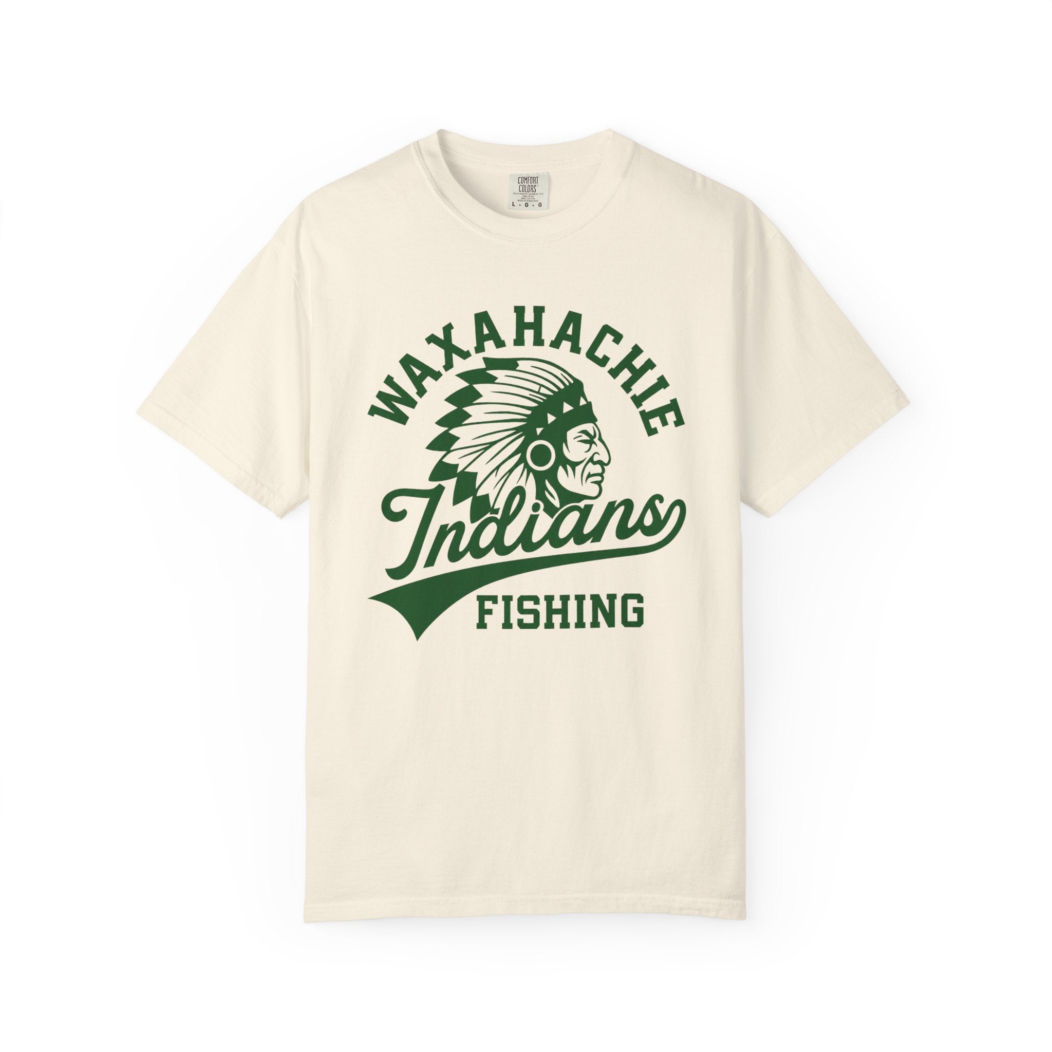 Waxahachie Indians Fishing Comfort Colors T-Shirt