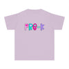 YOUTH Pre-K Heart Font Comfort Colors Tee