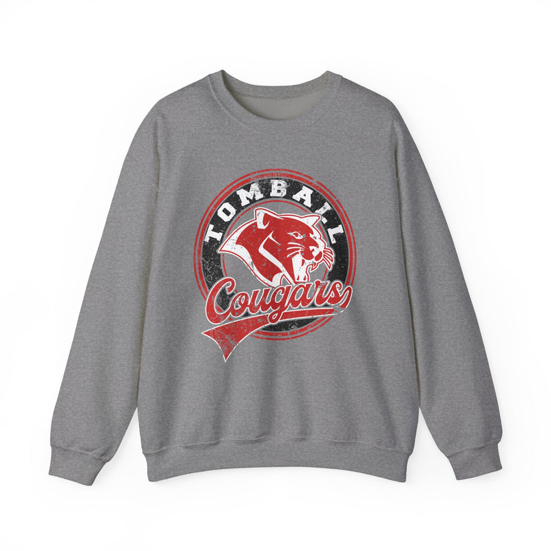 Tomball Cougars Vintage Mascot Sweatshirt