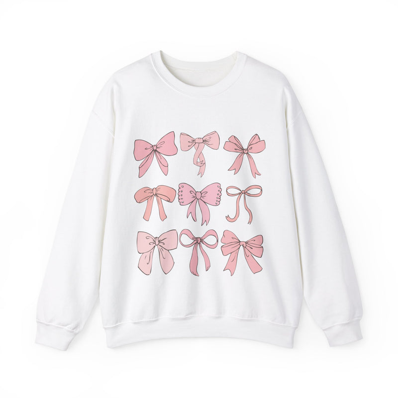 Pink Bow Crewneck Sweatshirt