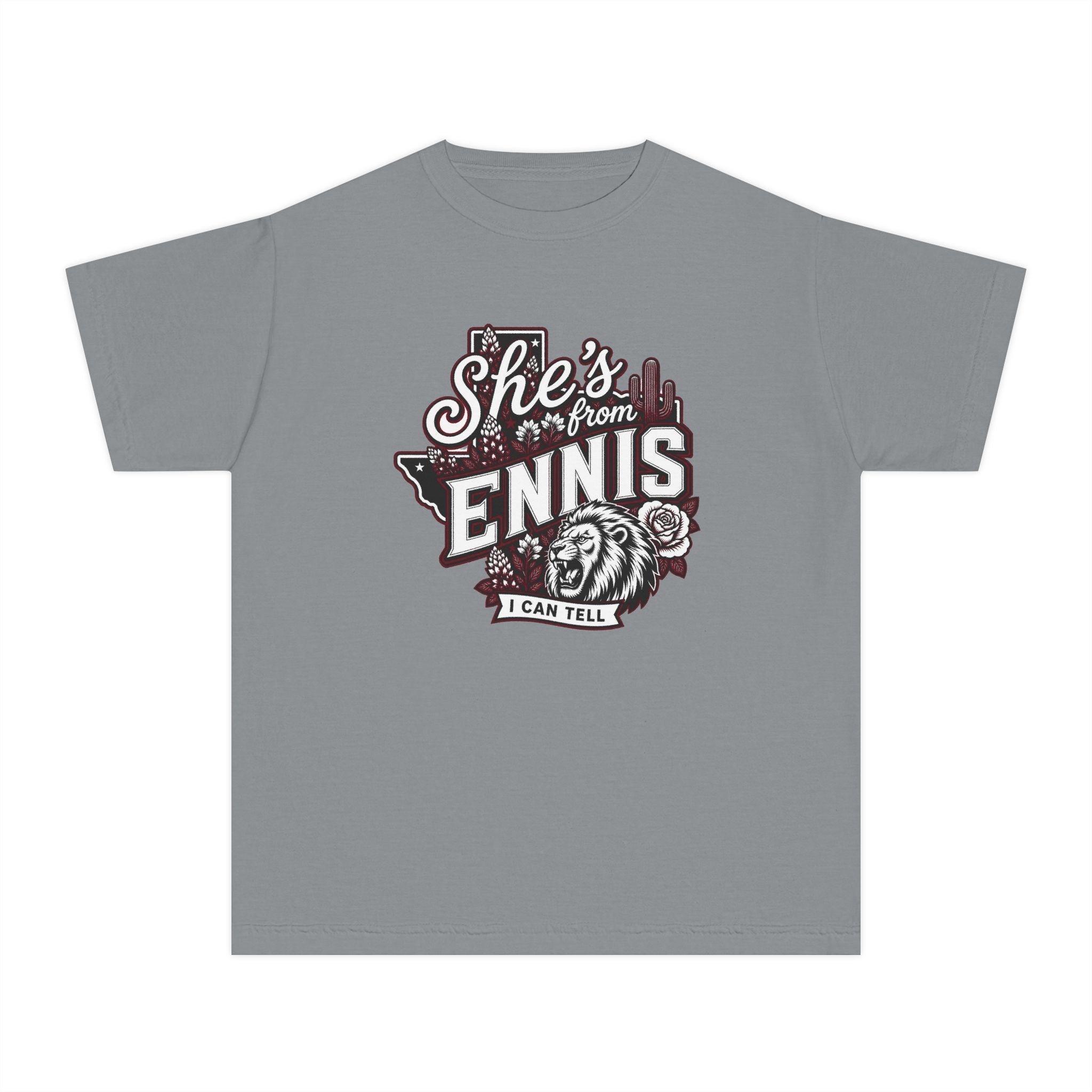 YOUTH She's From Ennis Comfort Colors T-shirt