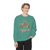 The Weary World Rejoices Unisex Garment-Dyed Sweatshirt