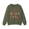 Neutral Oh Come Let Us Adore Him Sweatshirt
