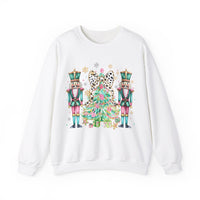 Preppy Nutcrackers with Christmas Tree Sweatshirt