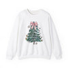 Oh Come Let Us Adore Him Christmas Tree Sweatshirt