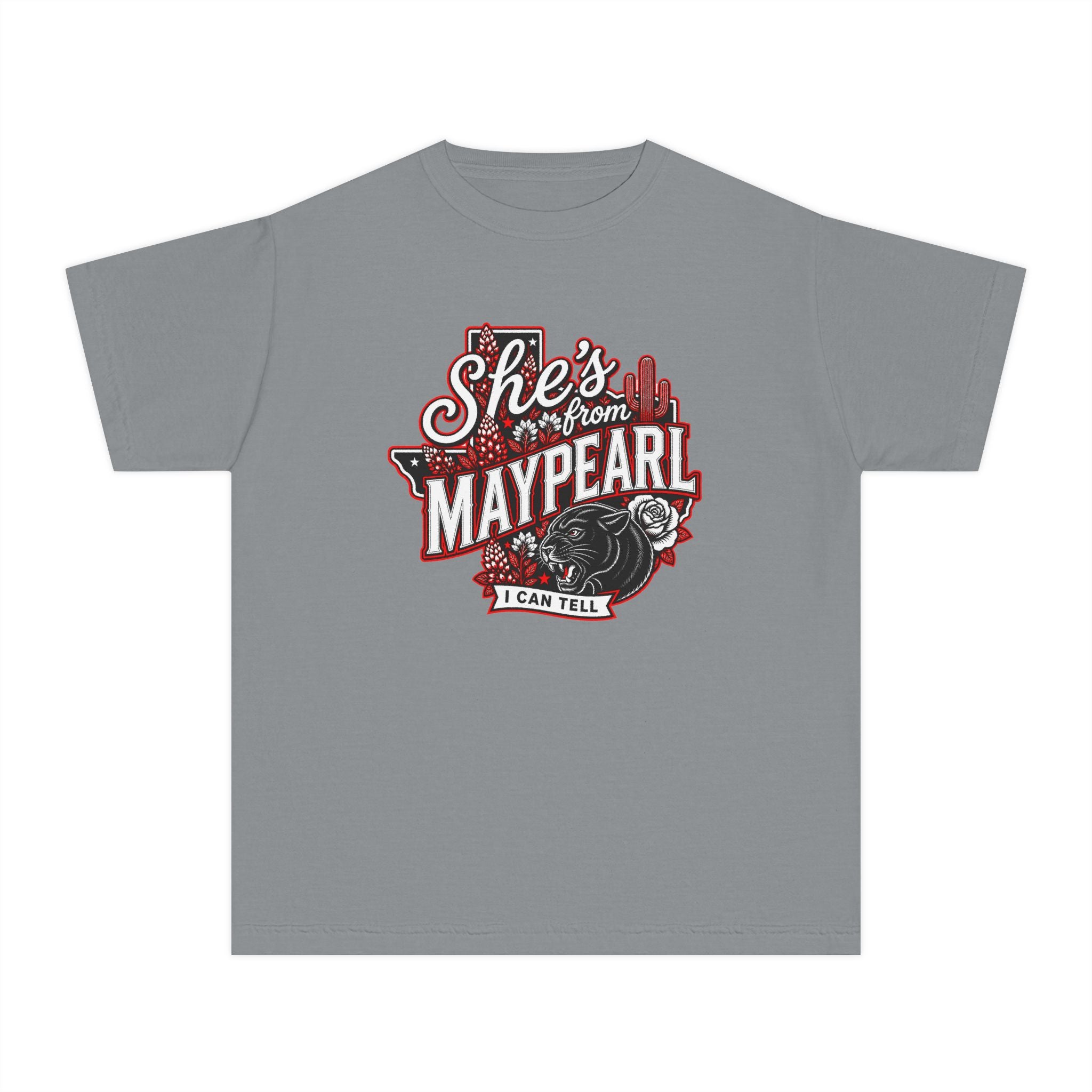 YOUTH She's From Maypearl Comfort Colors T-shirt