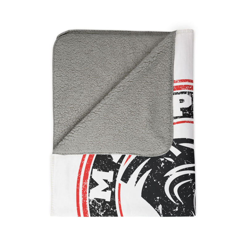Maypearl Panthers Vintage Mascot Sherpa Blanket