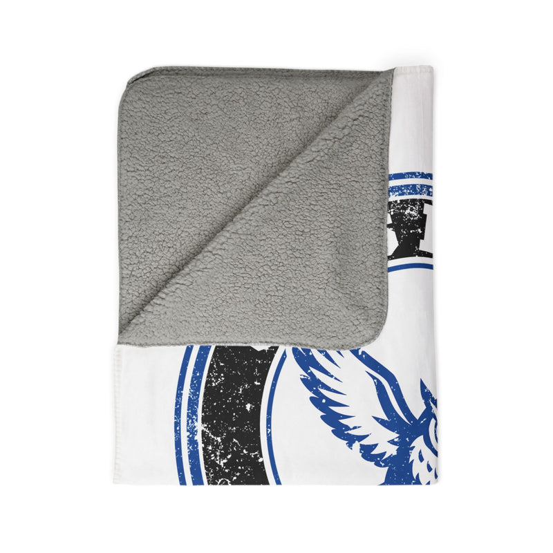 Joshua Owls Vintage Mascots Sherpa Blanket