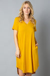 V-Neck T-Shirt Dress