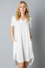 V-Neck T-Shirt Dress